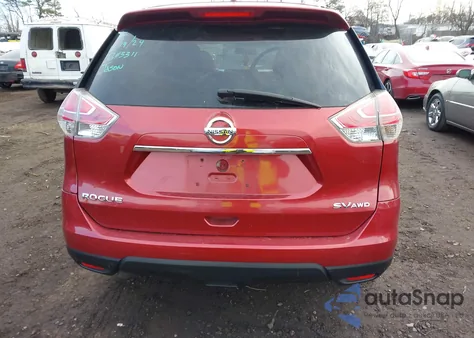 2016 Nissan Rogue Sl из США, поврежденный, VIN 5N1AT2MV4GC756352